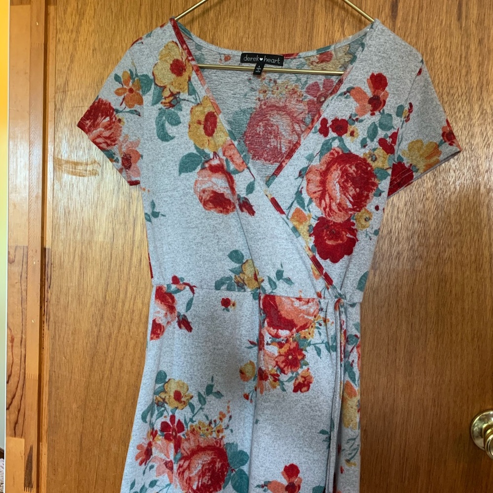 Derek Heart faux wrap dress size L